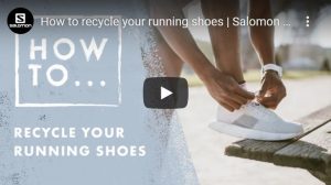 How to recycle running shoes (video screenshot)